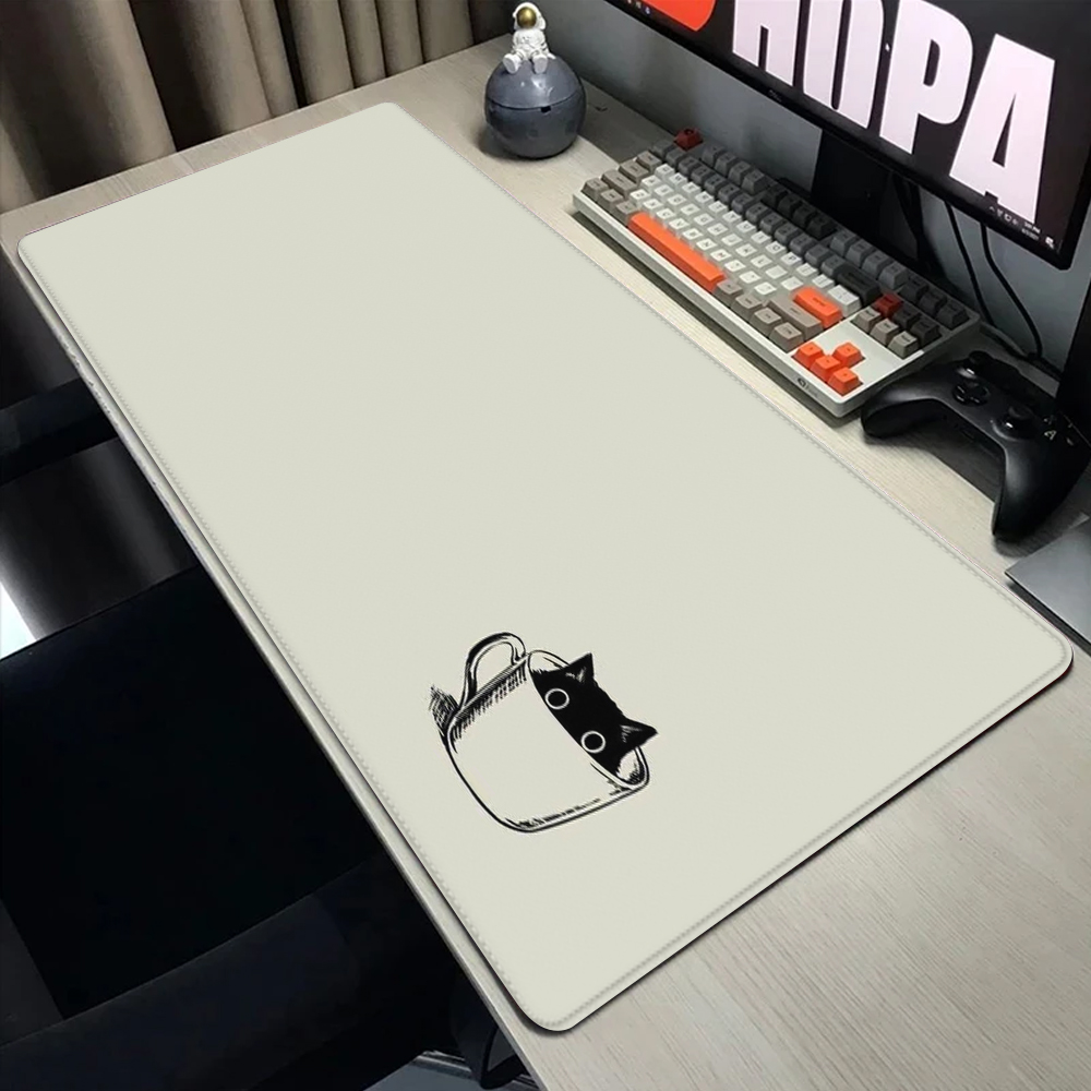 Gaming Accessories Companies - Zabawna czarna kotka podkładki pod mysz