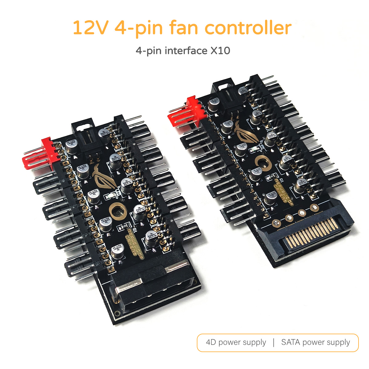 Fan Hub Rgb Controller - Hub sterownika wentylatorów PWM 12V 4-Pin,