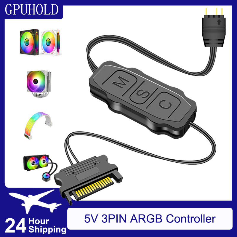 Fan Hub Rgb Controller - GPUHOLD SATA Interface 5V 3PIN ARGB
