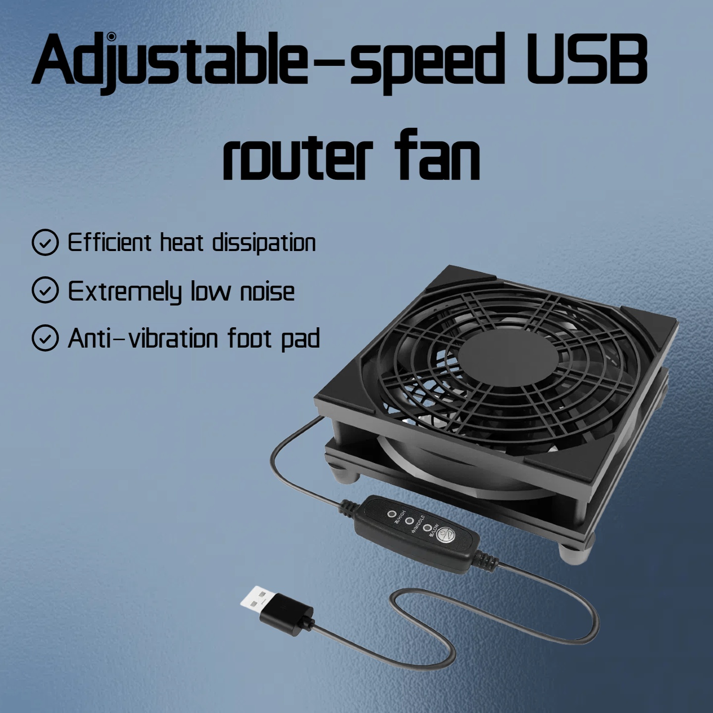 Fan Hub Rgb Controller - Wentylator z 3-stopniową regulacją prędkości, interfejs