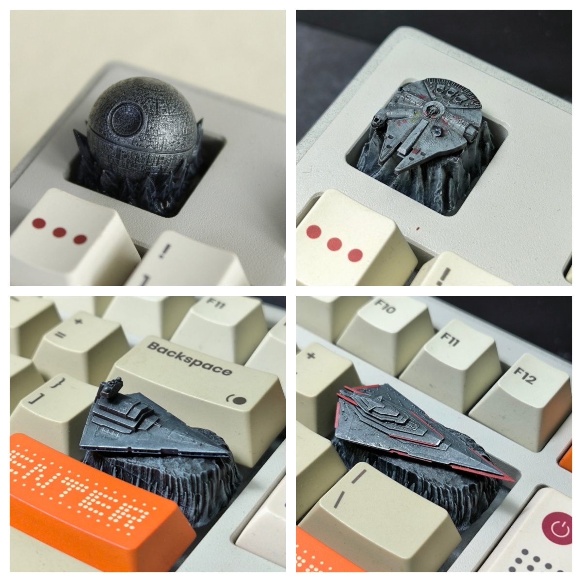 Gaming Accessories To 3D Print - HCY Death Star Artisan Keycap Resin