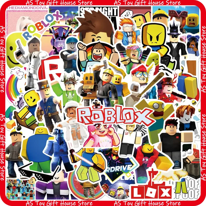 Gaming Accessories Roblox - 50 szt. Naklejek Graffiti Roblox, unikalne,