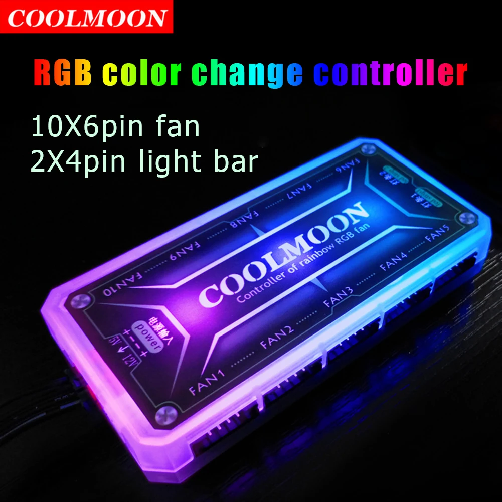 Kontroler COOLMOON ARGB 12V 5A – Fan Hub Rgb Controller recenzja i cena