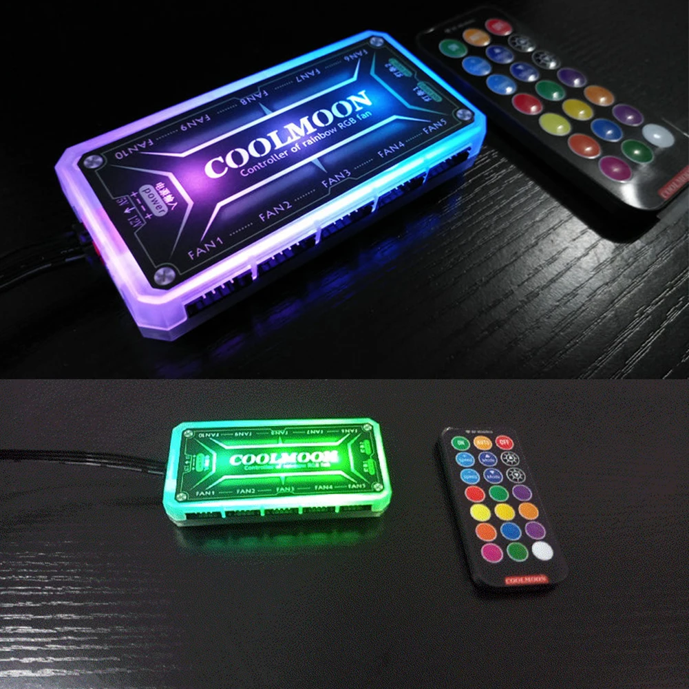 Kontroler COOLMOON ARGB 12V 5A – Fan Hub Rgb Controller recenzja i cena