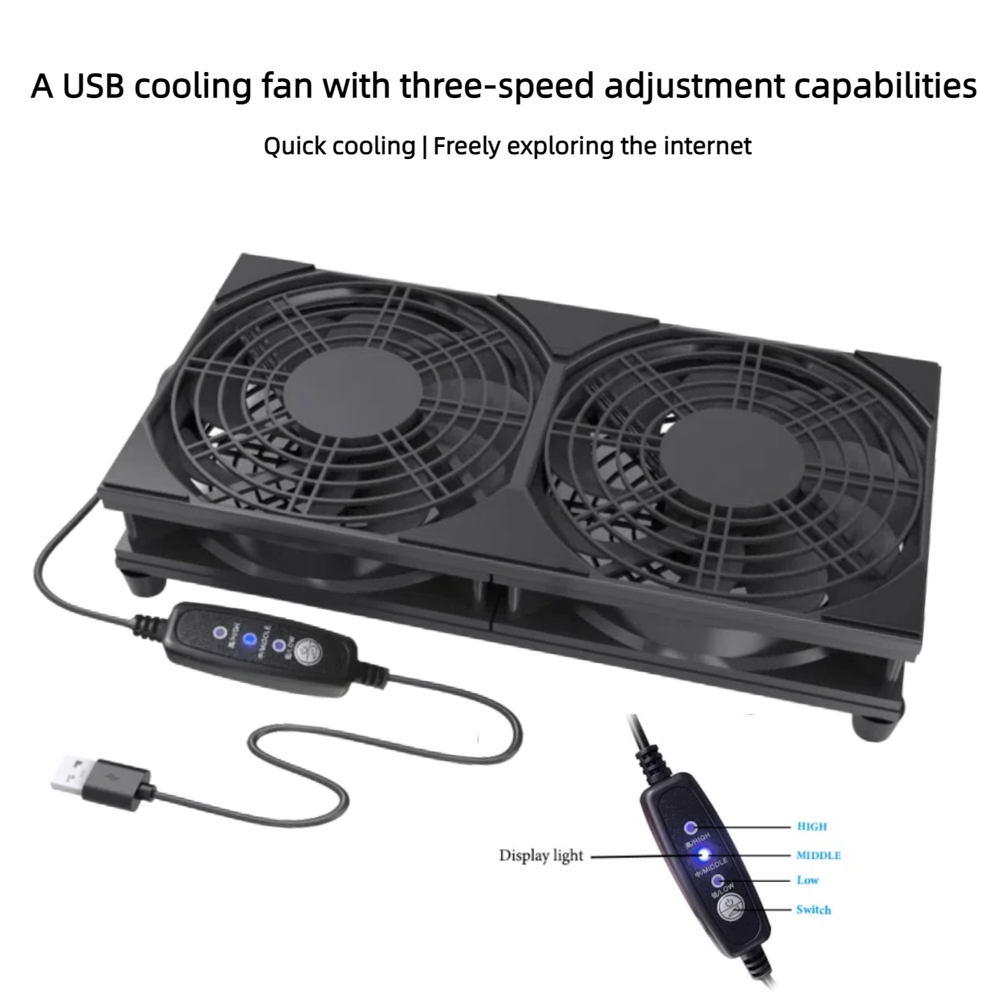 Podwójny wentylator chłodzący  – Fan Hub Rgb Controller recenzja i cena