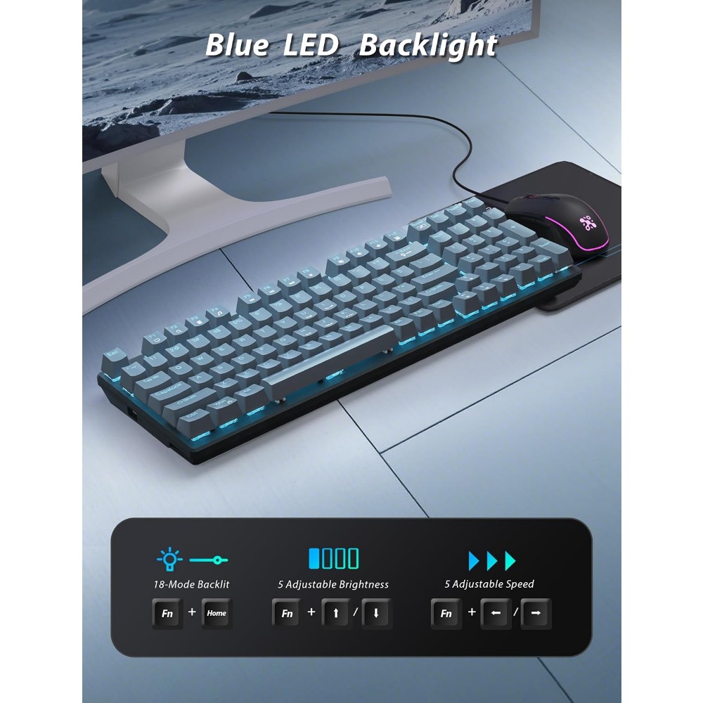 Klawiatura gamingowa z 98 pływ – Gaming Accessories Uk recenzja i cena