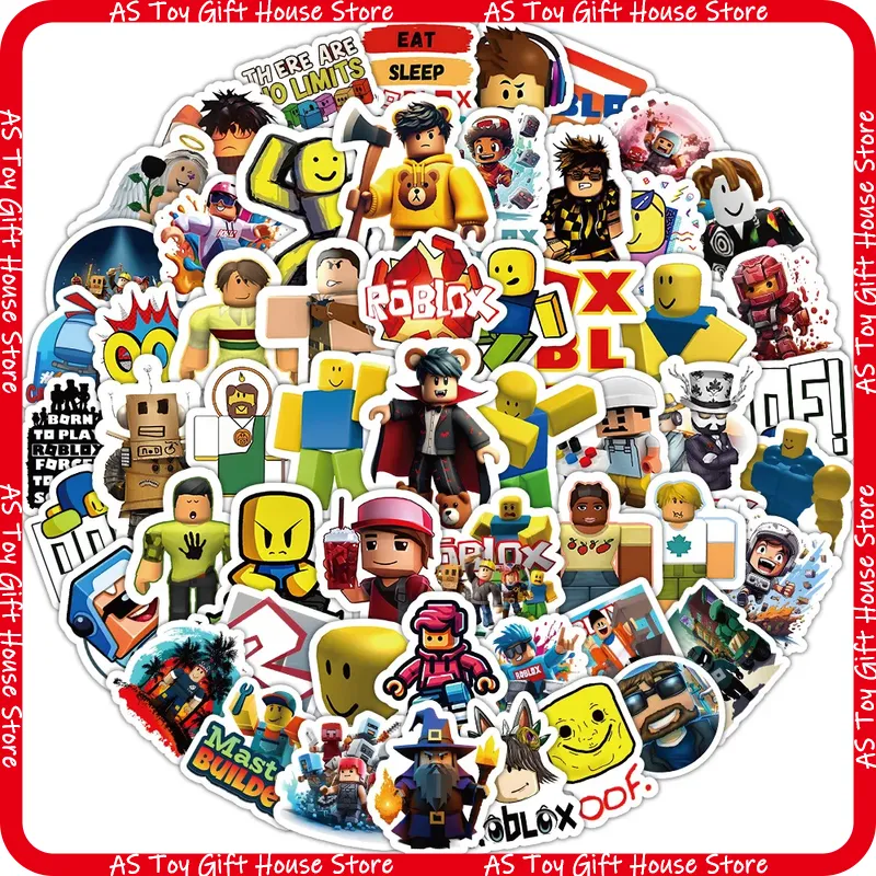 100 szt. Naklejek Roblox, kres – Gaming Accessories Roblox recenzja i cena