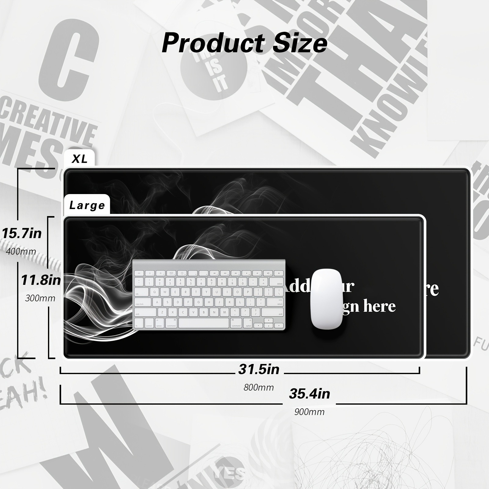 Duża podkładka na biurko z wła – Gaming Accessories Photo recenzja i cena