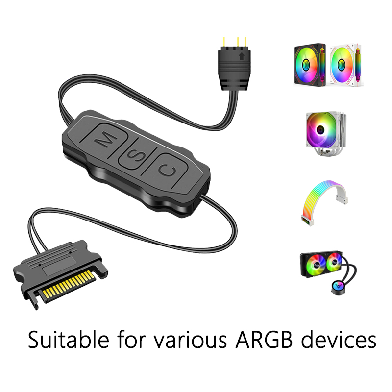 GPUHOLD SATA Interface 5V 3PIN – Fan Hub Rgb Controller recenzja i cena