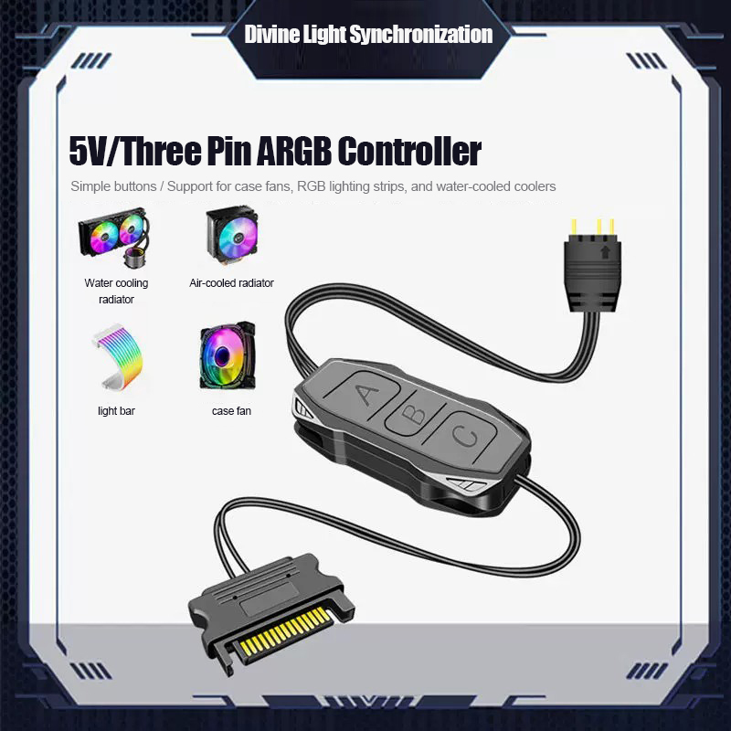 Sterownik ARGB Shenguang Synch – Fan Hub Rgb Controller recenzja i cena
