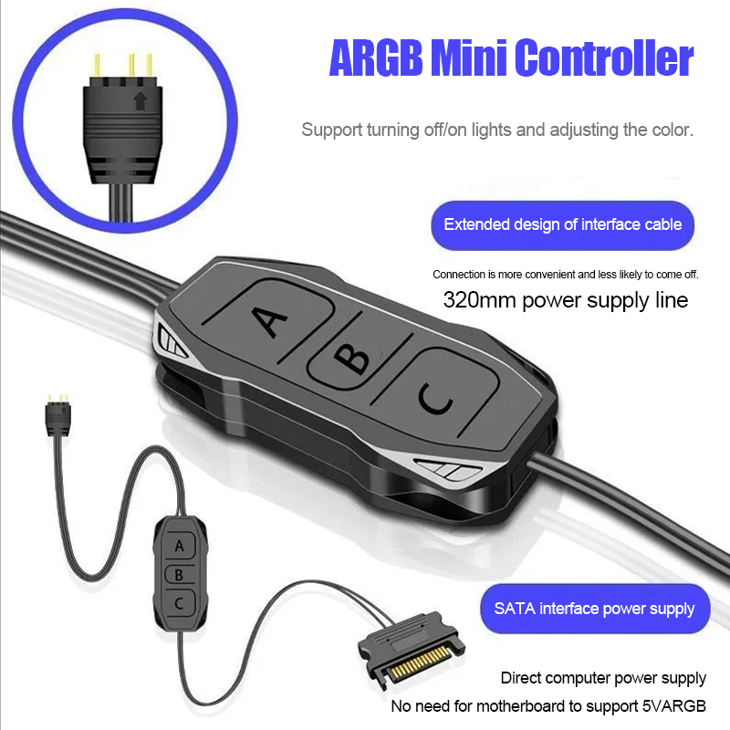 Sterownik ARGB Shenguang Synch – Fan Hub Rgb Controller recenzja i cena