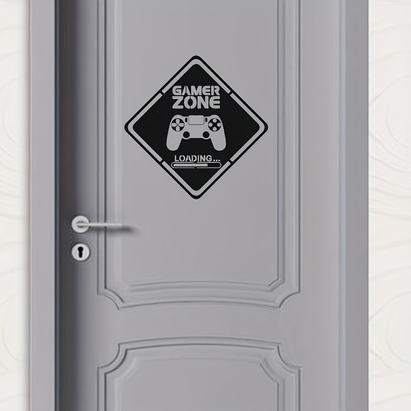 1szt Naklejka na drzwi Gamer Z – Gaming Accessories Wallpaper recenzja i cena