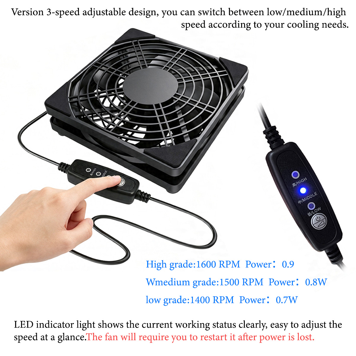 Wentylator z 3-stopniową regul – Fan Hub Rgb Controller recenzja i cena