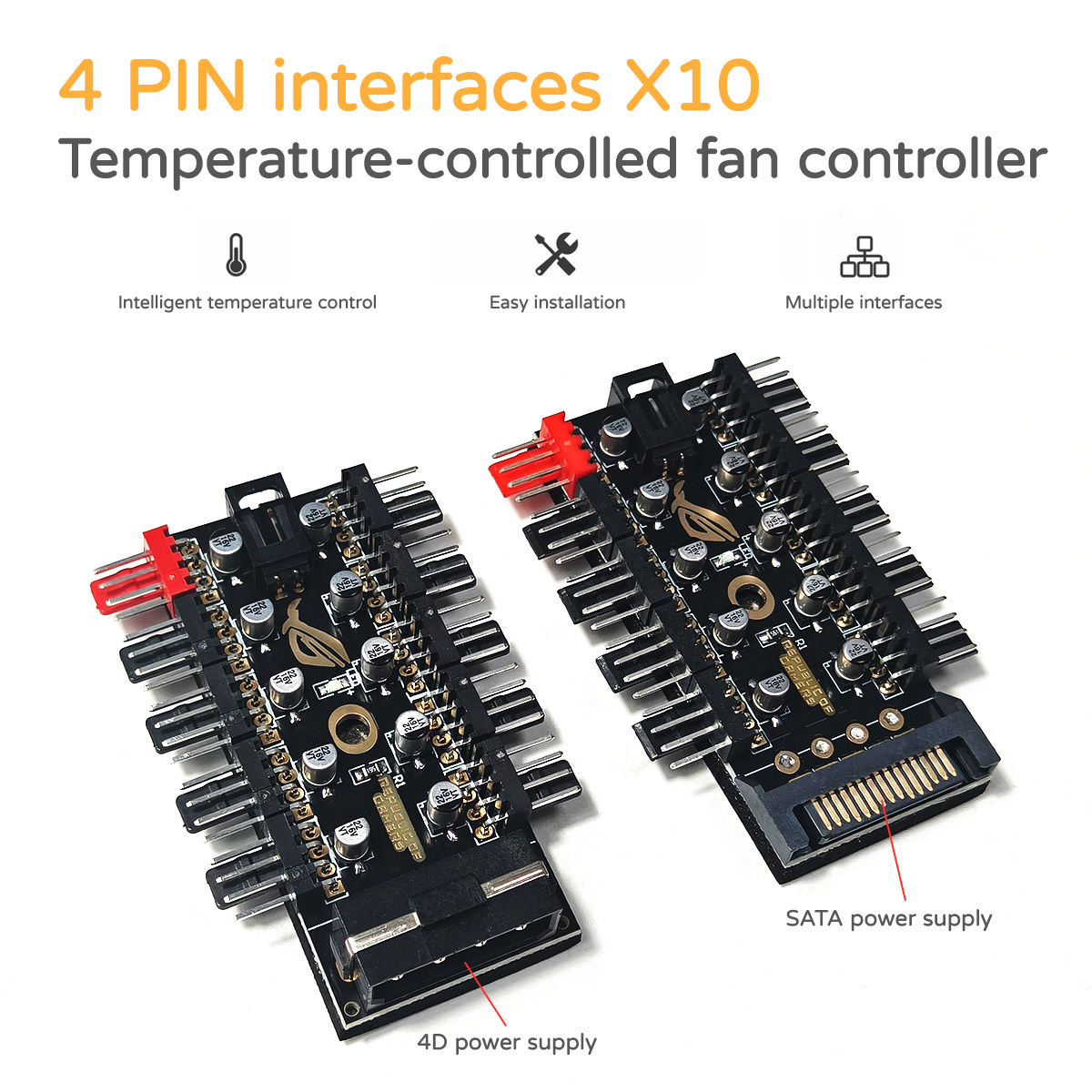 10-portowy kontroler wentylato – Fan Hub Rgb Controller recenzja i cena
