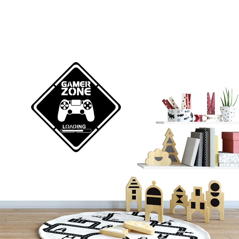 1szt Naklejka ścienna dla grac – Gaming Accessories Wallpaper recenzja i cena