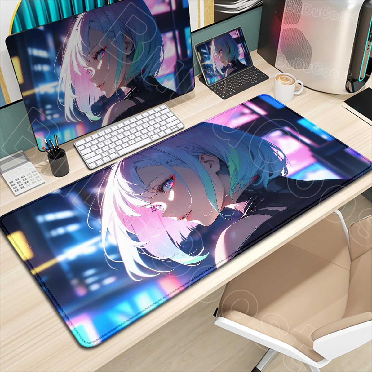 Druk HD Nowa Tapeta C_cyberpun – Gaming Accessories Wallpaper recenzja i cena