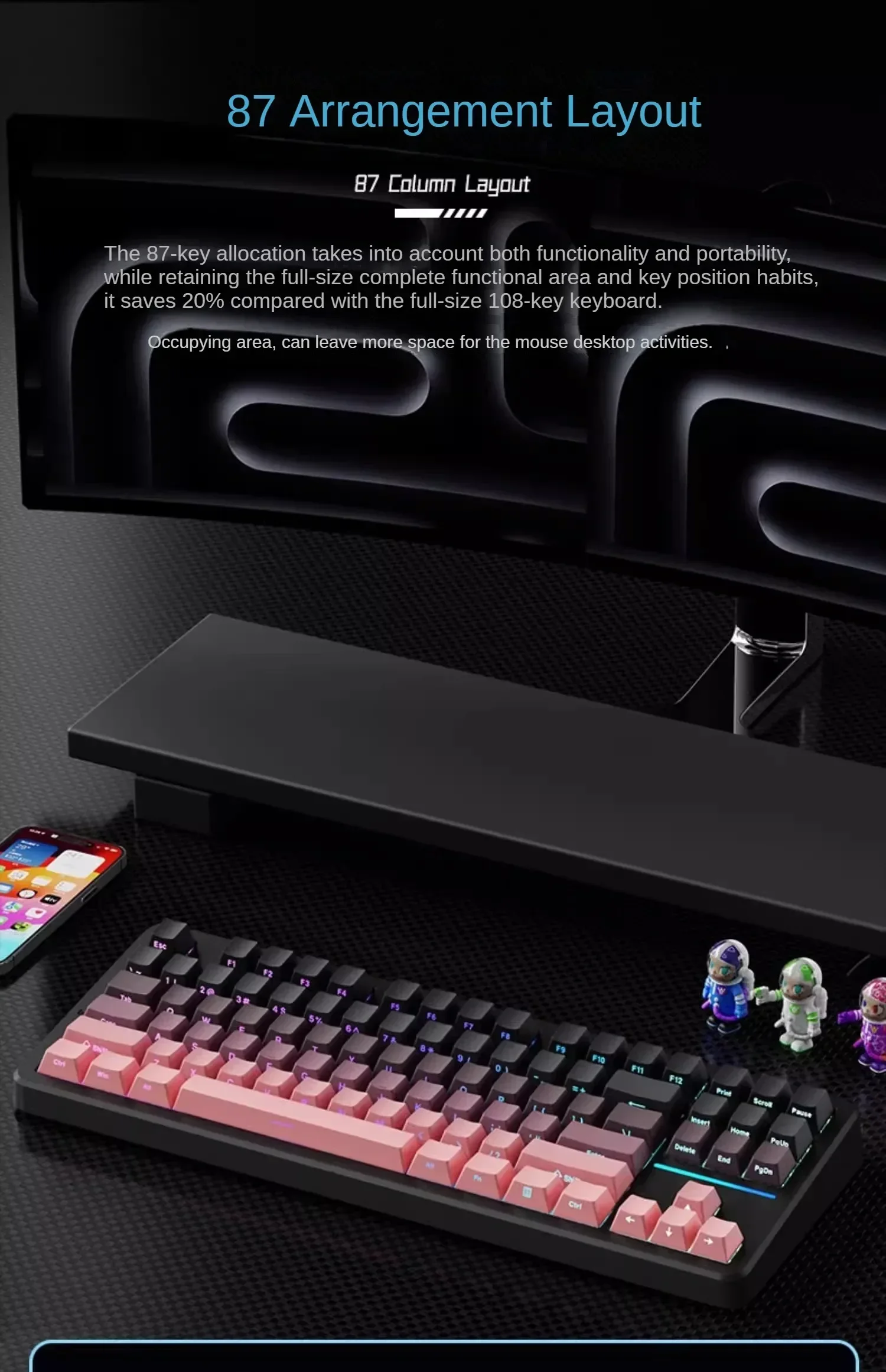 EWEADN X87 Silentteffect mecha – Gaming Accessories Uk recenzja i cena